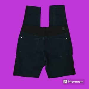 3/$30 JESSICA SIMPSON Black Two-tone Stripe Skinny Lowrise Alexander Ankle Jeans